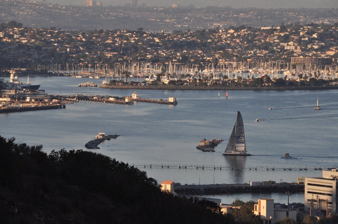 San Diego Bay and marina